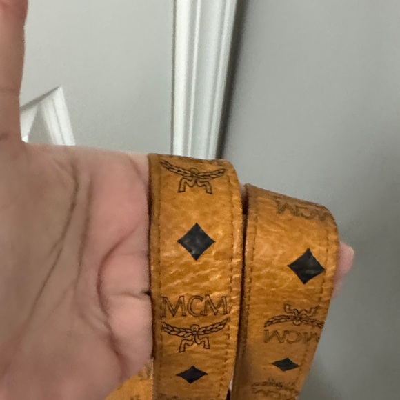 MCM Cognac Visetos Tote Bag - Picture 6 of 13